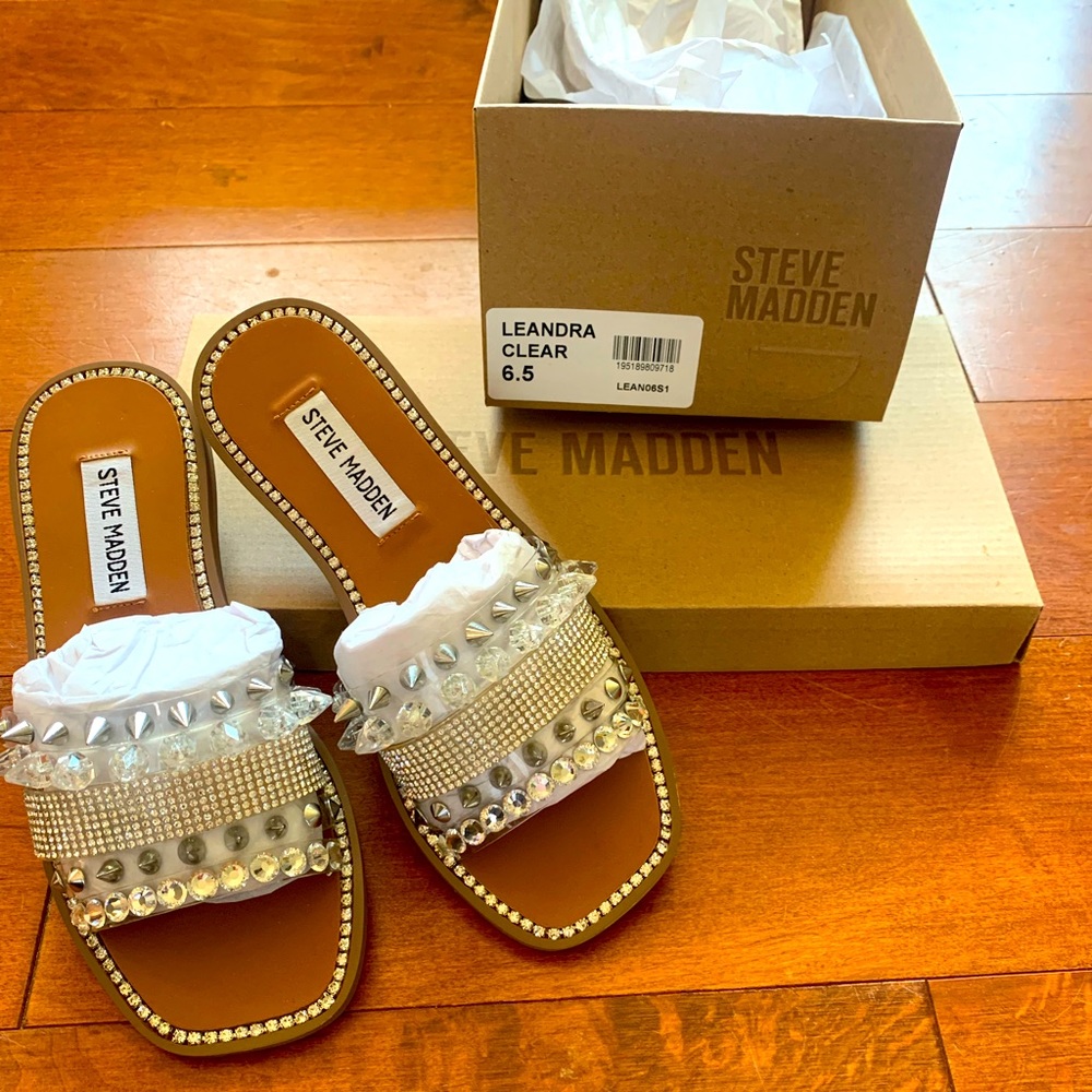 COPY - Steve Madden - Leandra clear size 6.5. Never worn!